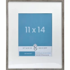 8 Pack: Narrow Belmont Frame with Mat by Studio Décor®