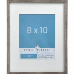 8 Pack: Narrow Belmont Frame with Mat by Studio Décor®