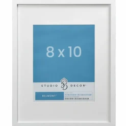 8 Pack: Narrow Belmont Frame with Mat by Studio Décor®