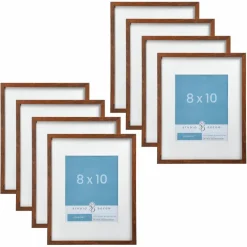 8 Pack: Narrow Belmont Frame with Mat by Studio Décor®