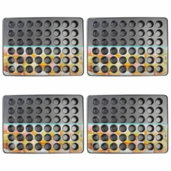 4 Pack: Non-Stick 48-Cavity Mini Muffin Pan by Celebrate It®