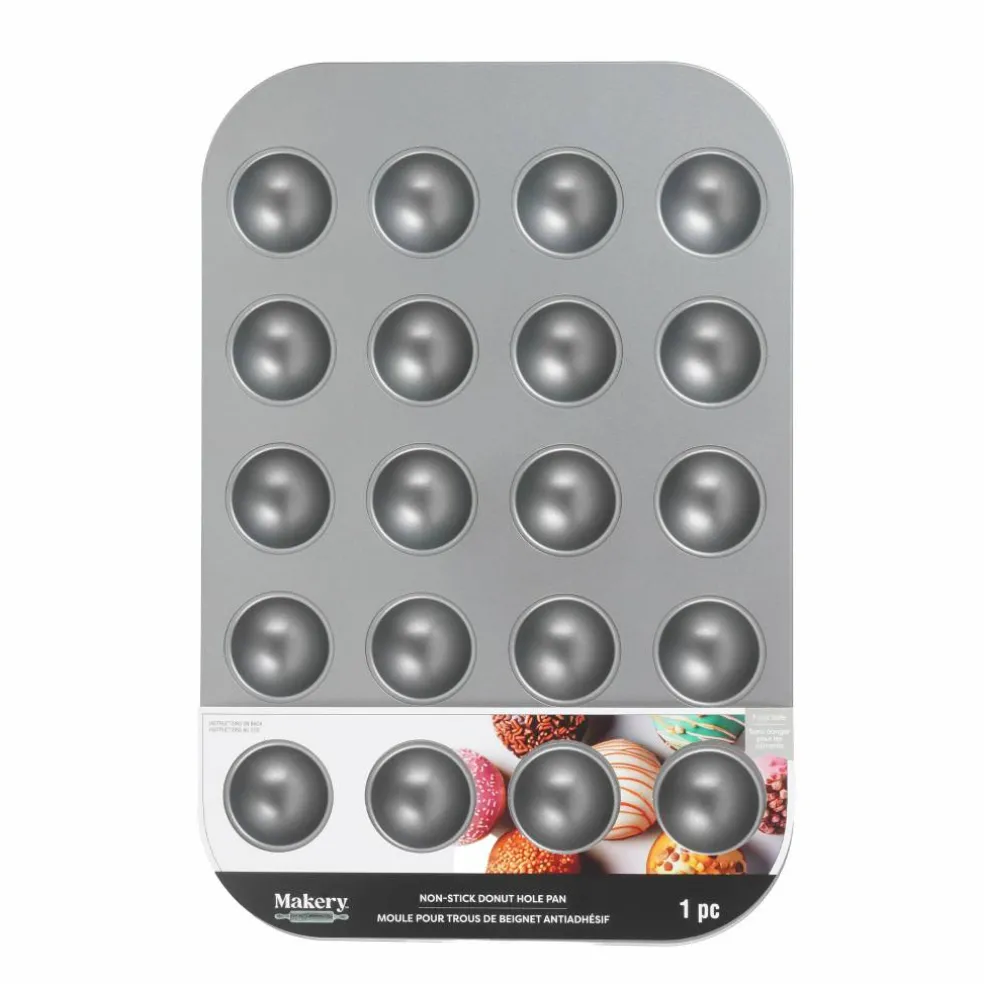 6 Pack: Non-Stick Donut Hole Pan by Makery®