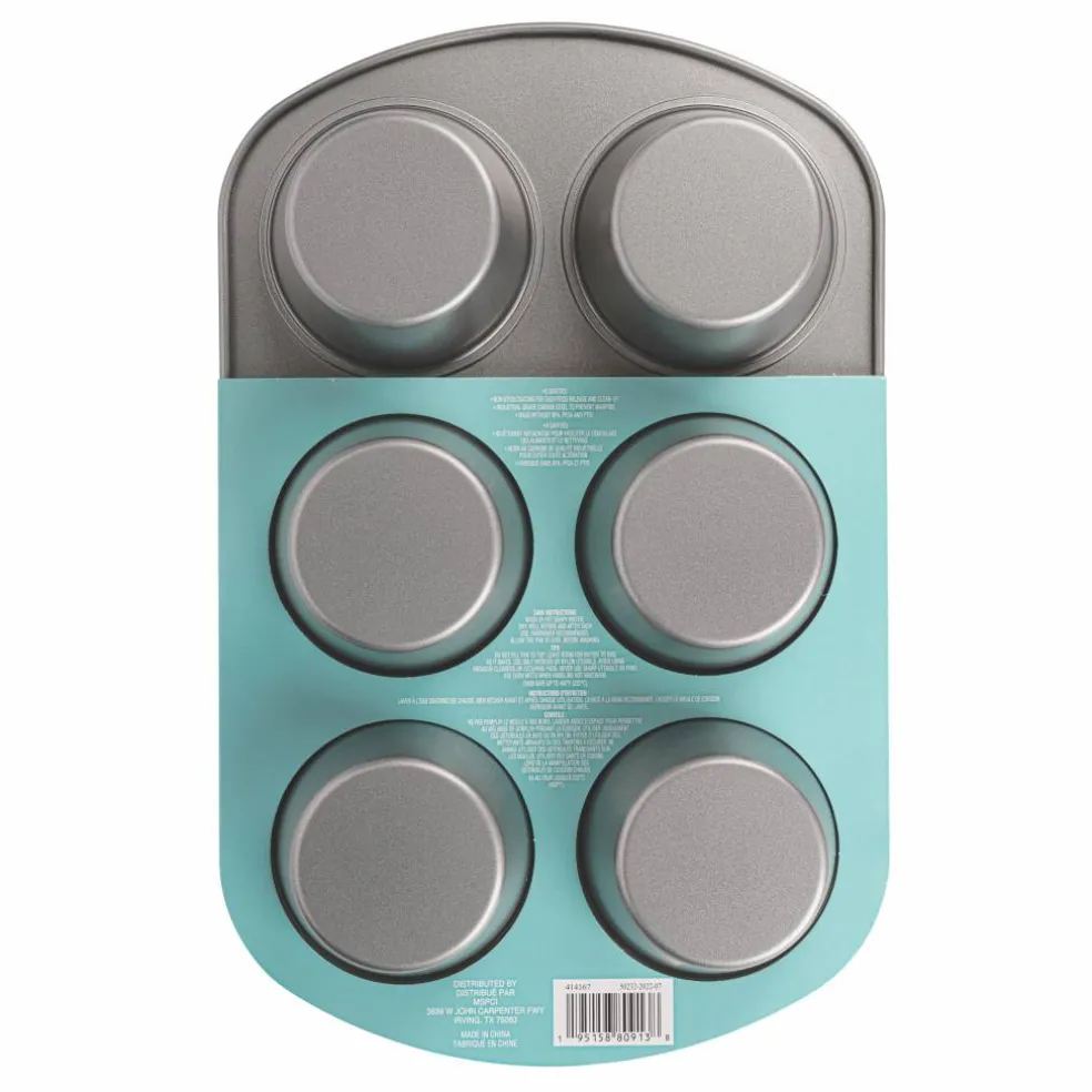 6 Pack: Non-Stick Jumbo Muffin Pan by Celebrate It®