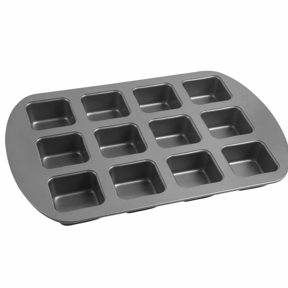 6 Pack: Non-Stick Mini Brownie Pan by Makery®