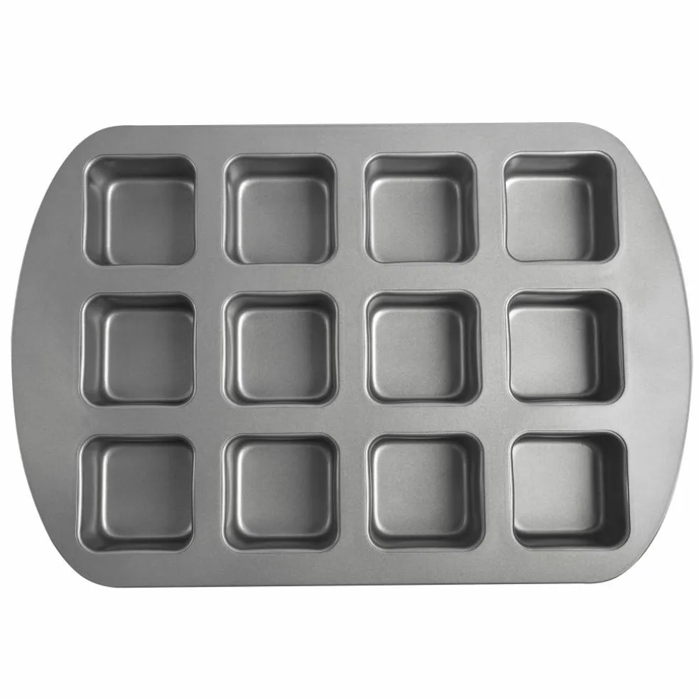 6 Pack: Non-Stick Mini Brownie Pan by Makery®