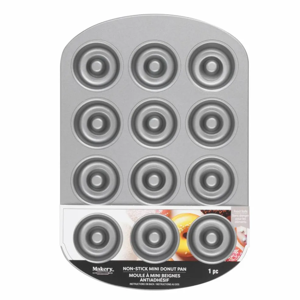6 Pack: Non-Stick Mini Donut Pan by Makery®