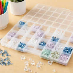 6 Pack: 13.7" No-Spill Craft Storage Organizer by Bead Landing™