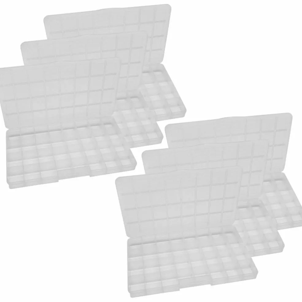 6 Pack: 13.7" No-Spill Craft Storage Organizer by Bead Landing™