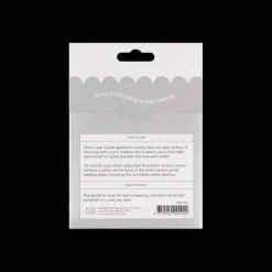 Pack of 5 Colour Mill Edible Silver Leaf Genuine Silver Transfer Sheets 8cm x 8cm