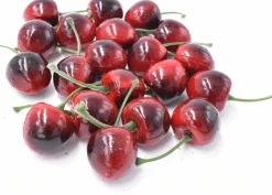 Pack of 20 Decorative Fruit Cherries Fake Fruit Model for Decoration