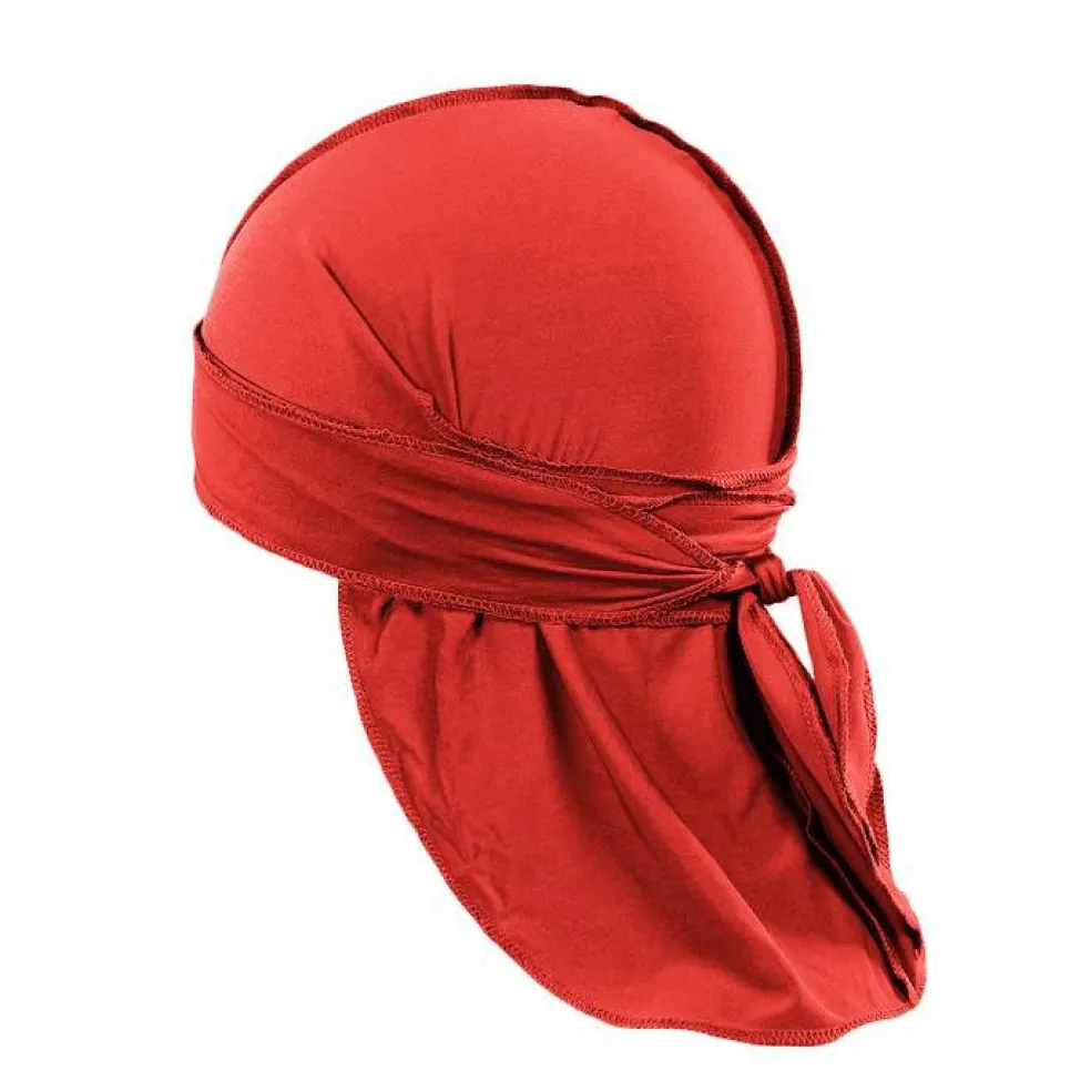 Pack of 3 Durags Headwrap for Men Waves Headscarf Bandana Doo Rag Tail
