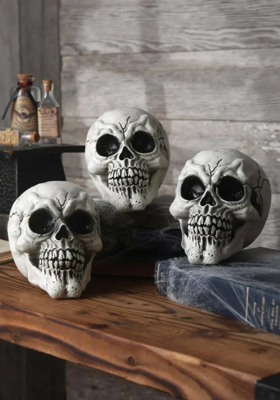 3-Pack of Large Skulls Decoration
