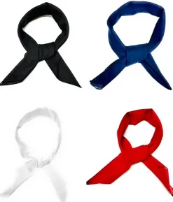 Pack of 9 Plain Cotton Scarves 27 in by 27 in Head Scarf