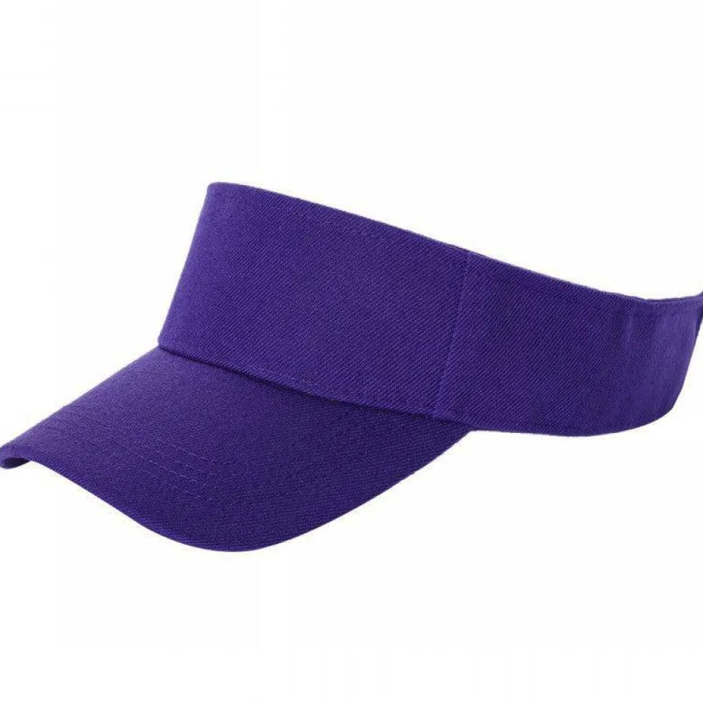 Pack of 12 Sun Visor Adjustable Cap Hat Athletic Wear Free Shipping