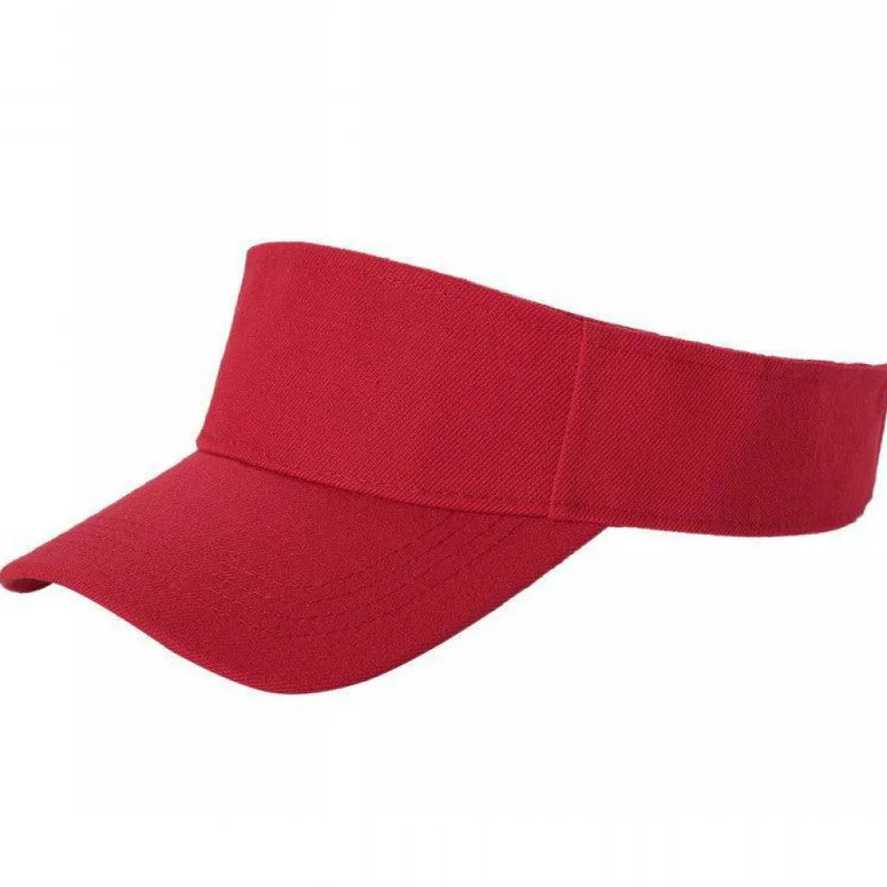 Pack of 12 Sun Visor Adjustable Cap Hat Athletic Wear Free Shipping