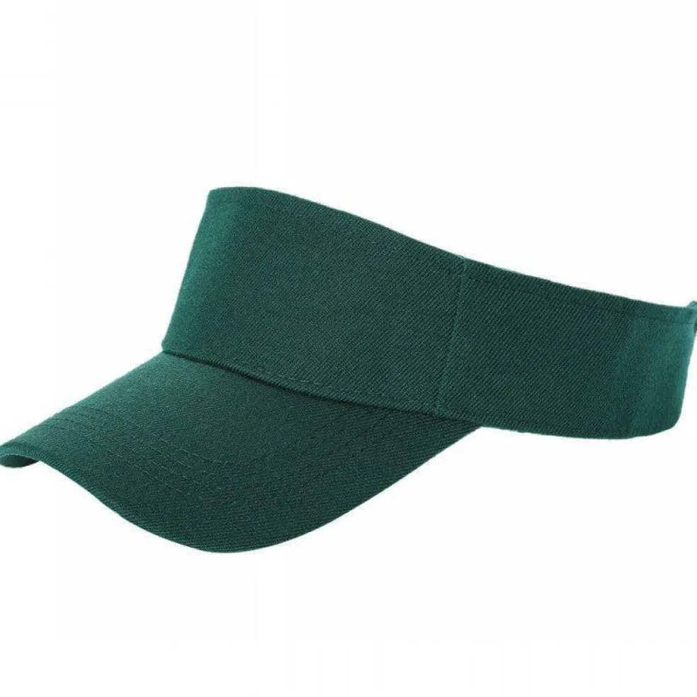 Pack of 12 Sun Visor Adjustable Cap Hat Athletic Wear Free Shipping