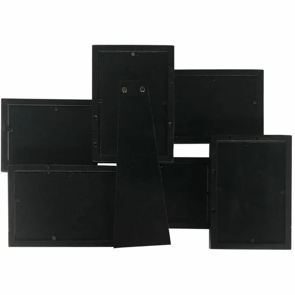 12 Pack: 6 Opening Black Collage Frame, Expressions™ by Studio Décor®