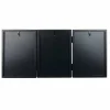 12 Pack: 3 Opening Black 5" x 7" Hinged Frame, Simply Essentials™ by Studio Décor®