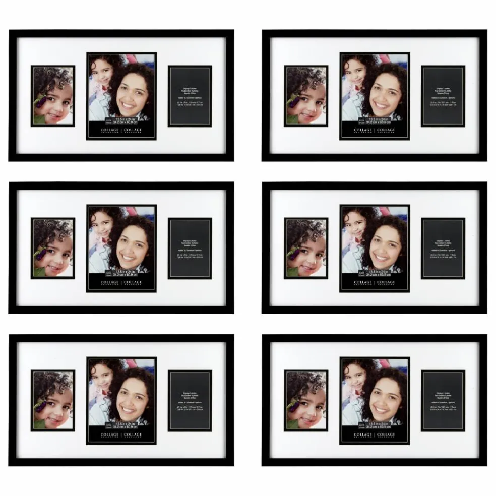 6 Pack: 3-Opening Collage Frame By Studio Décor®