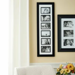 8 Pack: 6 Opening 32.5" x 9" Collage Frame with Double Mat by Studio Décor®