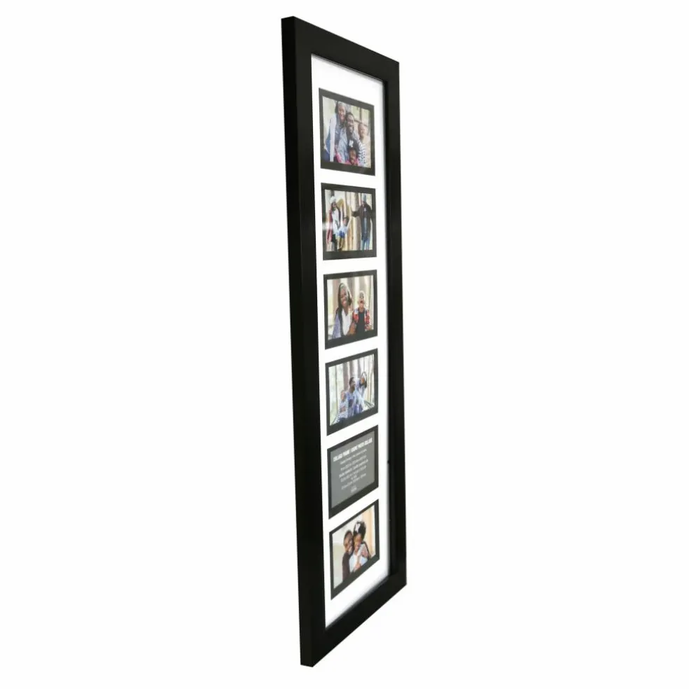 8 Pack: 6 Opening 32.5" x 9" Collage Frame with Double Mat by Studio Décor®