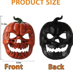 2-Pack Orange Halloween Skeleton Porch Light Covers