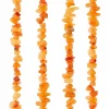 12 Pack: Orange Quartz Chip Beads by Bead Landing™