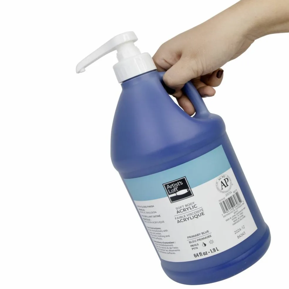 6 Pack: 64oz. Soft Body Acrylic Paint by Artist's Loft®