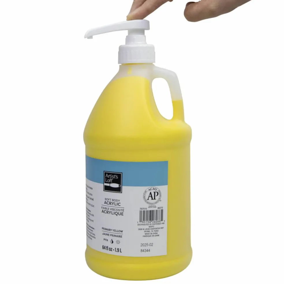6 Pack: 64oz. Soft Body Acrylic Paint by Artist's Loft®