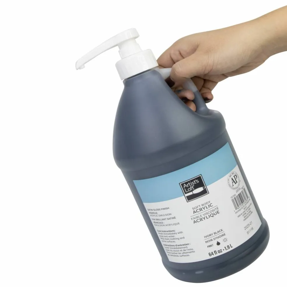 6 Pack: 64oz. Soft Body Acrylic Paint by Artist's Loft®