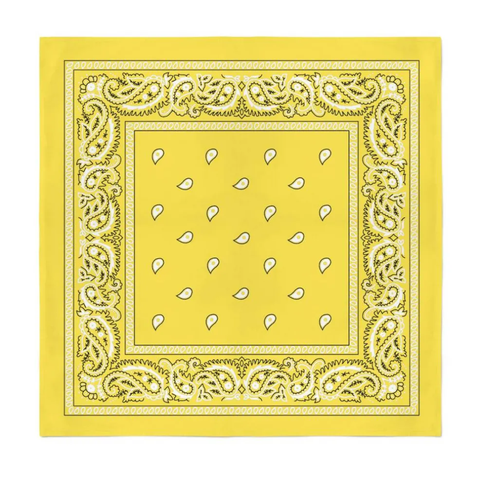 12-Pack Paisley 100% Cotton Double Sided Bandanas