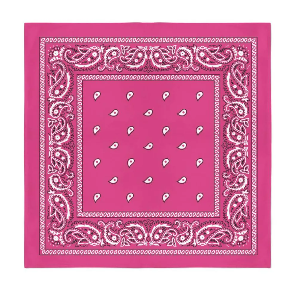 12-Pack Paisley 100% Cotton Double Sided Bandanas