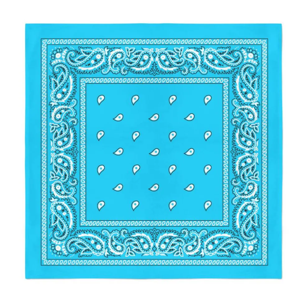 12-Pack Paisley 100% Cotton Double Sided Bandanas