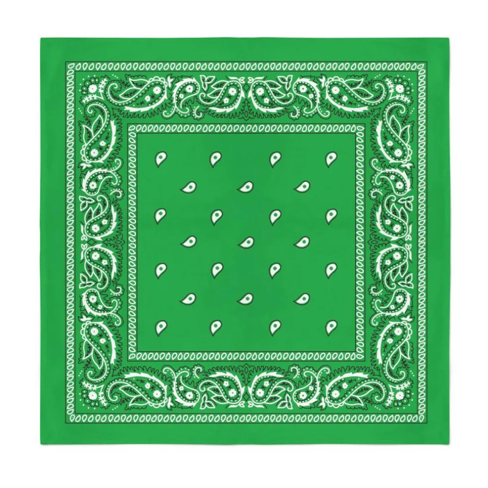 12-Pack Paisley 100% Cotton Double Sided Bandanas