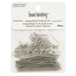 12 Pack: 100 Piece Assorted Finding Kit by Bead Landing™