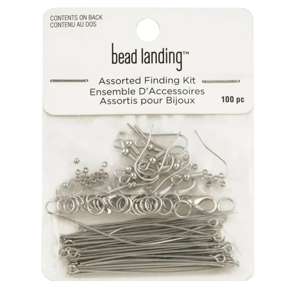 12 Pack: 100 Piece Assorted Finding Kit by Bead Landing™