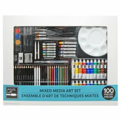 6 Pack: 100 Piece Mixed Media Art Set by Artist's Loft™
