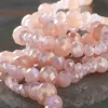 12 Pack: Pink Aurora Borealis Faceted Glass Round Beads by Bead Landing™