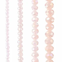 12 Pack: Pink Aurora Borealis Faceted Glass Round Beads by Bead Landing™