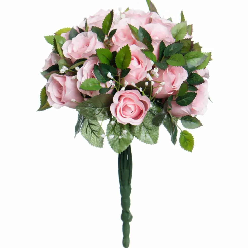 12 Pack: 15" Pink Rose Bush by Ashland®