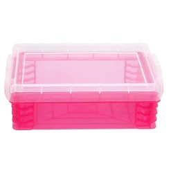 36 Pack: Pink Stacking Crayon Box by Simply Tidy™