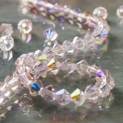 12 Pack: Preciosa® Czech Crystal Bicone Beads, 4mm by Bead Landing™