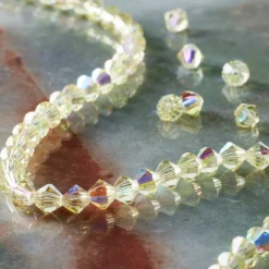 12 Pack: Preciosa® Czech Crystal Bicone Beads, 4mm by Bead Landing™