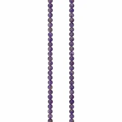 12 Pack:  Purple Amethyst Round Beads, 6mm by Bead Landing™