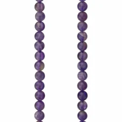 12 Pack:  Purple Amethyst Round Beads, 6mm by Bead Landing™