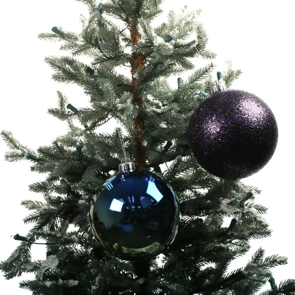2 Pack 6" Purple Iridescent Shatterproof Ball Ornaments by Ashland®