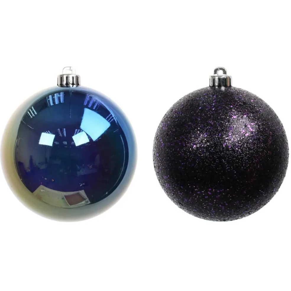 2 Pack 6" Purple Iridescent Shatterproof Ball Ornaments by Ashland®