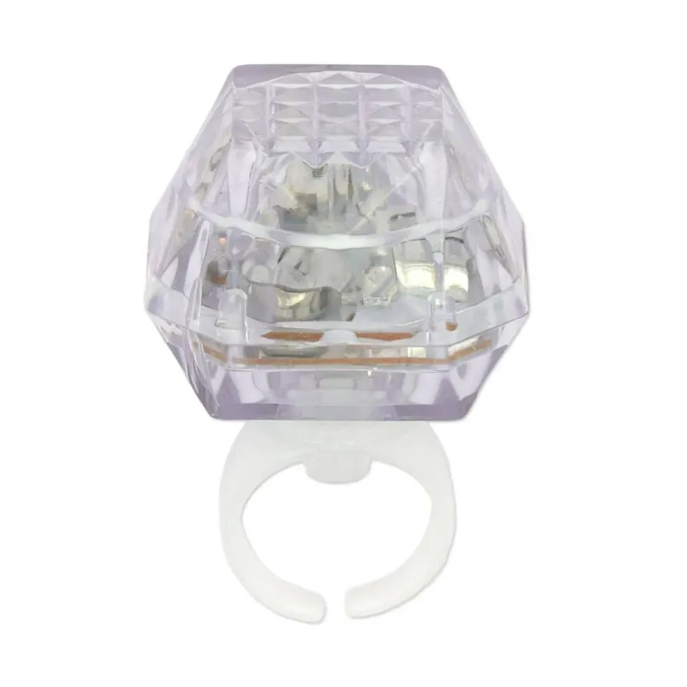 6 Pack: 2" Purple Light-Up Ring by Celebrate It™