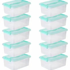 10 Pack: 14.5qt. Storage Bin with Lid by Simply Tidy™