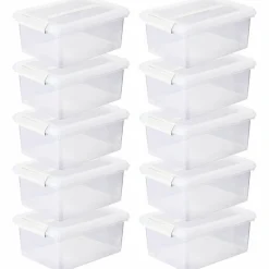 10 Pack: 14.5qt. Storage Bin with Lid by Simply Tidy™
